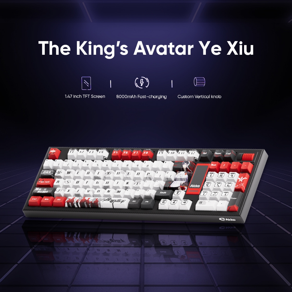 Bàn phím cơ không dây AKKO 5098B The King’s Avatar Ye Xiu