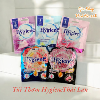 Túi thơm Hygiene Thái Lan hương nước hoa - Túi có dây treo làm thơm phòng, tủ quần áo, giày, xe oto
