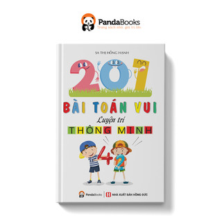 Sách pandabooks 201 bài toán vui luyện trí thông minh