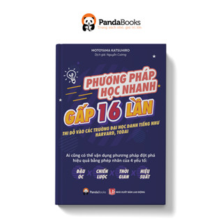 Sách PANDABOOKS - Phương pháp học nhanh gấp 16 lần (2023)