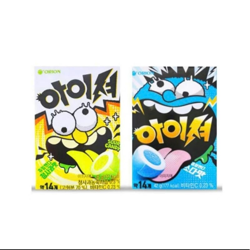 Kẹo Super Sour Chewing Candy Orion hàn quốc 42g