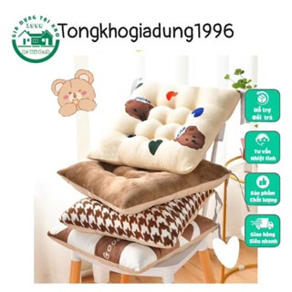 Đệm Ngồi Bệt Tròn Hoạ Tiết Dễ Thương FREESHIPNệm Lót Ghế Vuông Ngồi Bàn Trà Kiểu Nhật Cực Êm