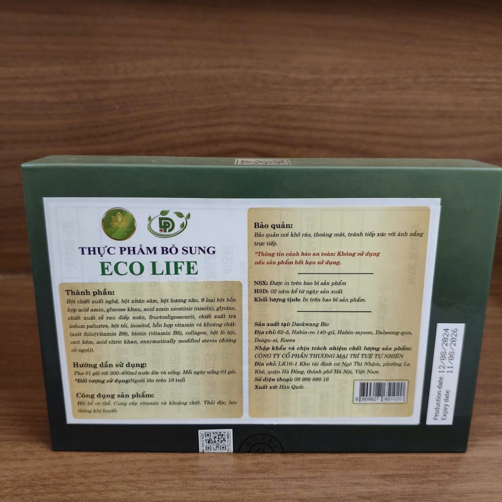 combo 5 hộp Eco Life - Bí quyết kiến tạo sức khỏe từ thiên nhiên