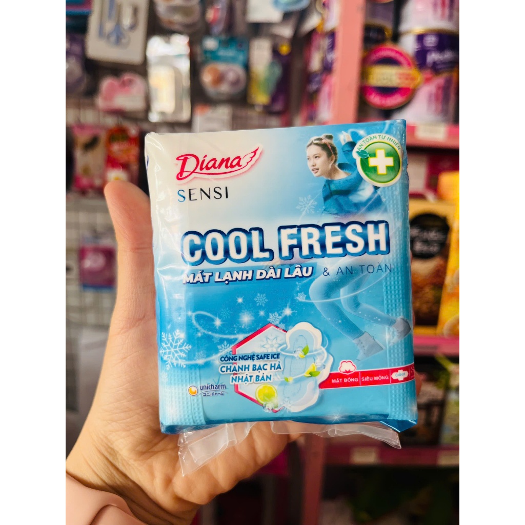 Băng vệ sinh DIANA COOL FRESH MẪU MỚI