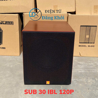 Loa Sub Điện Bass 30 IBL 120p 350W, Tặng Dây AV 1 ra 2, AV 2 ra 2, Loa Trầm Bass Mặt 30 Cao Cấp