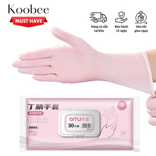 Hộp 30 Găng Tay Cao Su Mỏng Làm Bếp Nấu Ăn Siêu Dai Không Mùi Sử Dụng Nhiều Lần An Toàn (CSNC50)