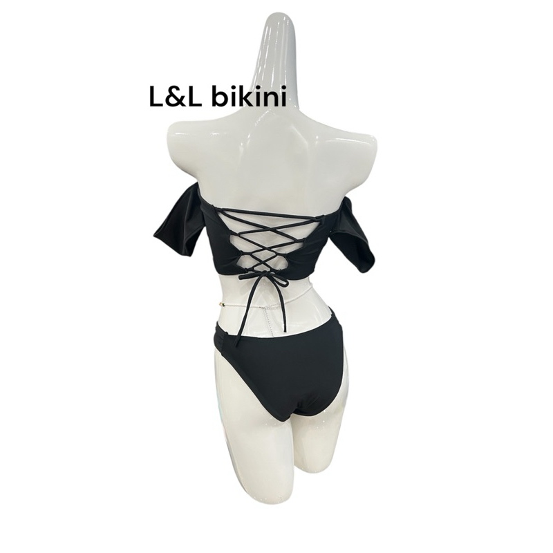 Bikini 2 Mảnh Nữ L&L BIKINI Trễ Vai Gợi Cảm Có Mút Ngực Kèm Vòng Eo Freesize Đi Biển - L01 | BigBuy360 - bigbuy360.vn