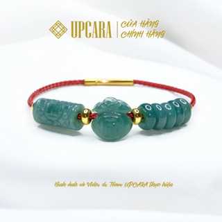 Vòng tay lu thống, túi tiền và ngũ điếu lam ngọc chuẩn a thiên nhiên cầu tài lộc, may mắn, bình an UPCARA