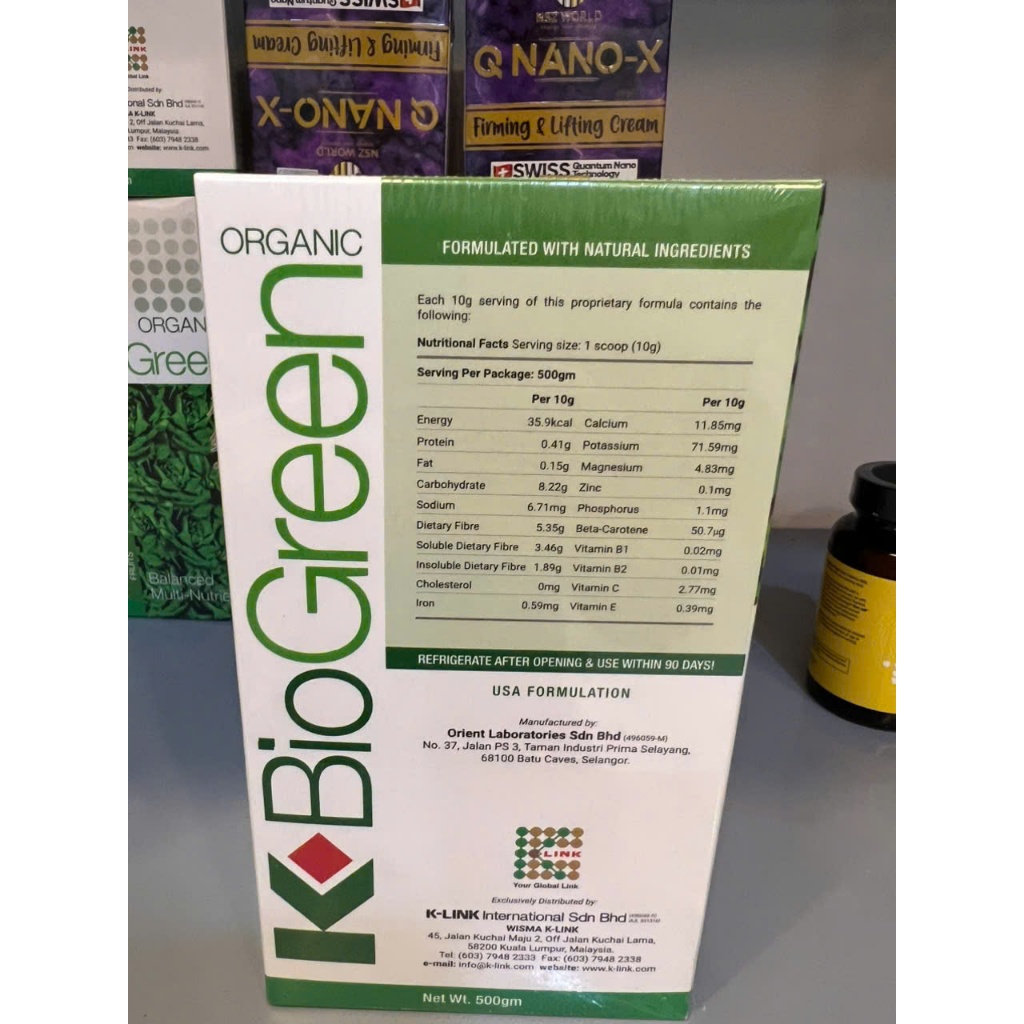 combo 5 lọ Bio Green K Link Cung cấp Vitamin và khoáng chất giúp tăng cường sức khỏe