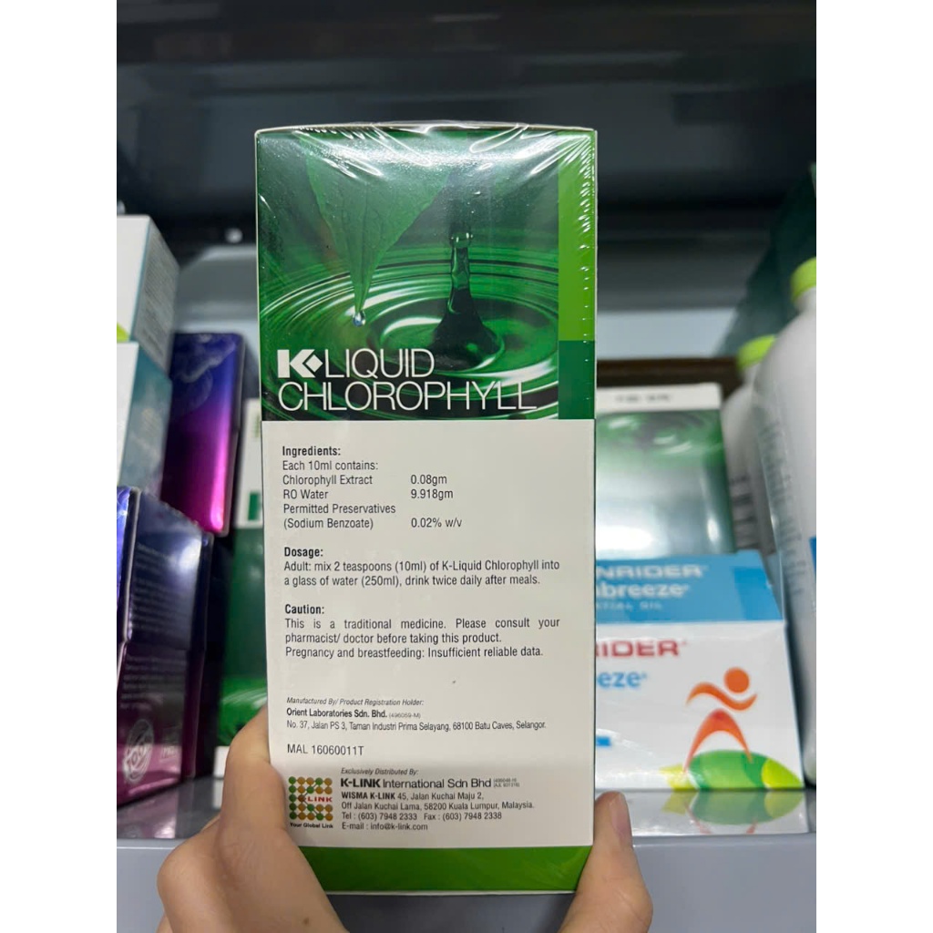 combo 3 Nước diệp lục K Link Liquid Chlorophy II