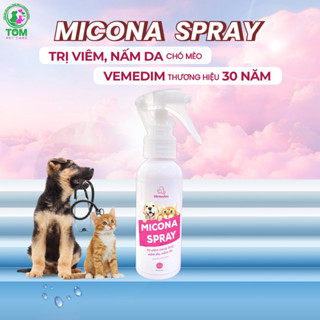 Xịt Micona Vemedim trị nấm da, viêm da cho chó mèo