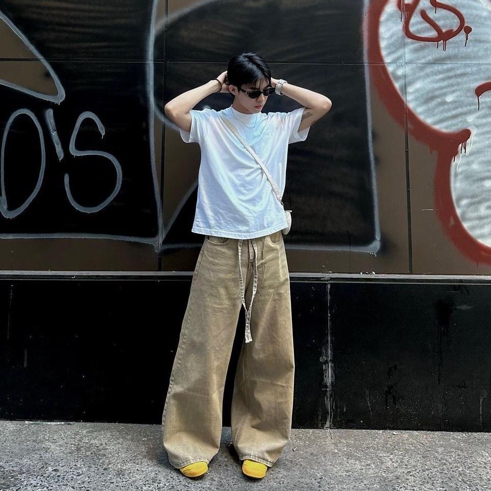 ALL JEANS LOOSE PLEAT - Quần jeans ống rộng Whose tổng hợp | BigBuy360 - bigbuy360.vn