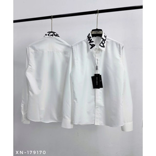 Áo Sơ mi Dolce in cổ ,Sơ mi Dolce thêu DG, Sơ mi Dolce MIlano, Sơ mi dolce, sơ mi Đôn chề chất cotton cao cấp