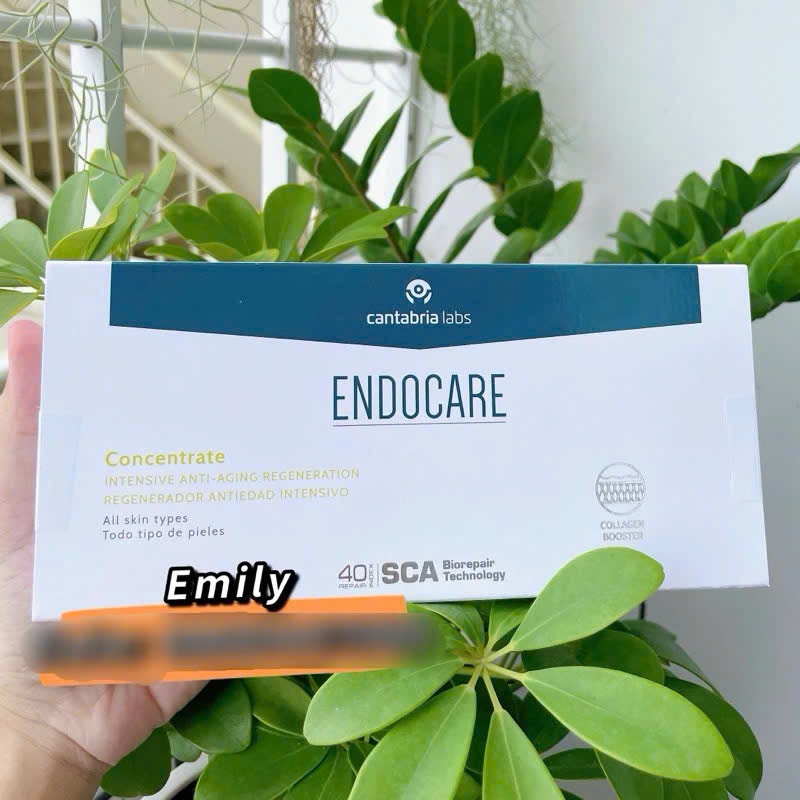 [Hỏa tốc] MẪU MỚI Tinh chất Endocare Concentrate SCA 40 siêu phục hồi da sau peel, laser, xâm lấn (ố