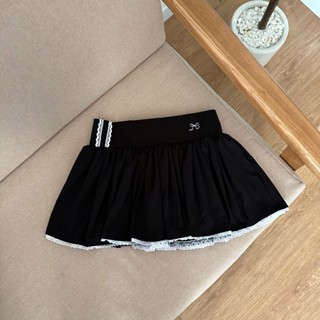 Lace Dream Skirt Sapoche // Chân váy nữ dáng xòe viền ren phong cách Lolita Y2K - Trending 2025