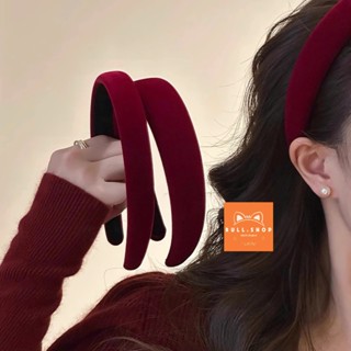 CX73 Cài tóc phủ nhung tông đỏ Tết Noel cài xốp cài mấn tóc BULL.SHOP