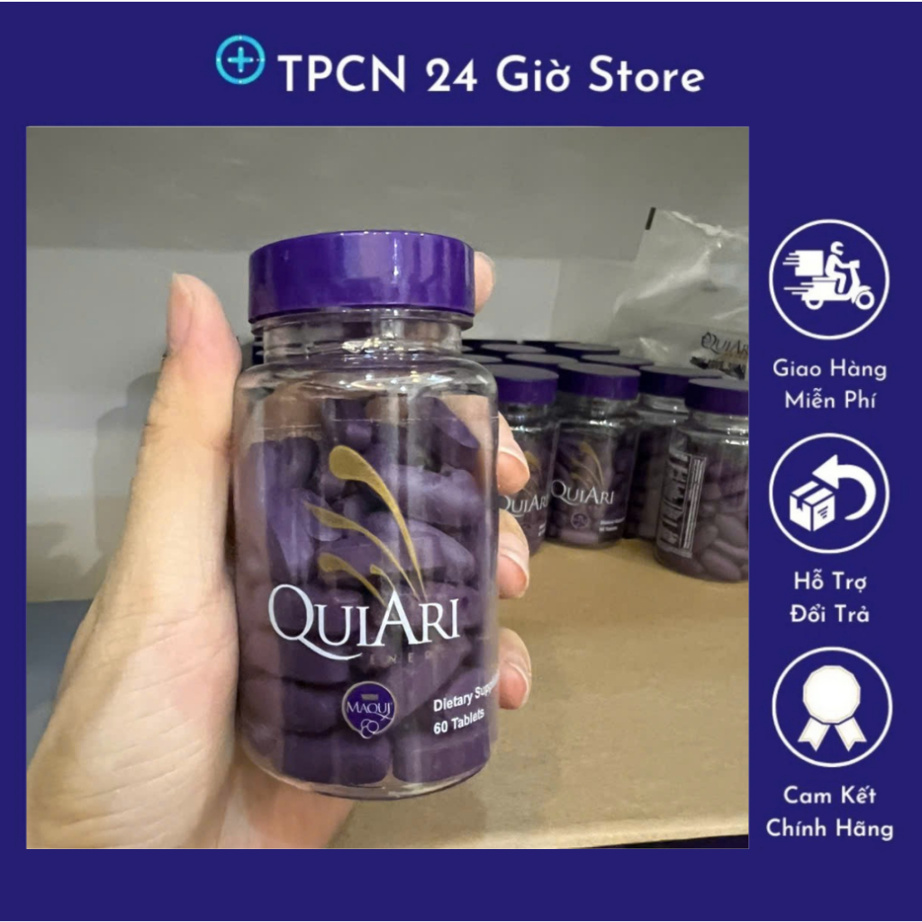 combo 5 lọ Quiari - Viên nén cung cấp năng lượng và đốt mỡ thừa