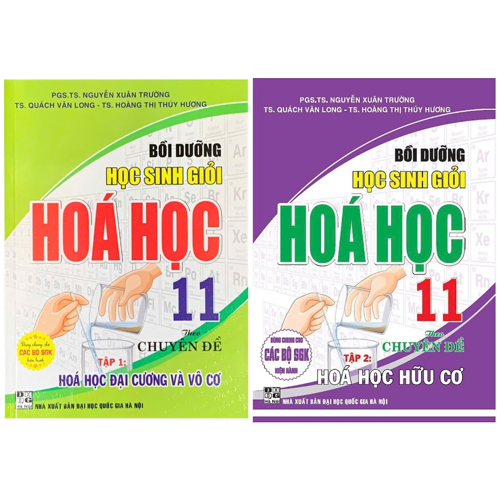 Sách - Combo Bồi Dưỡng HSG Hóa Học 11 Theo Chuyên Đề: Đại Cương và Vô Cơ + Hóa Học Hữu Cơ - HAC