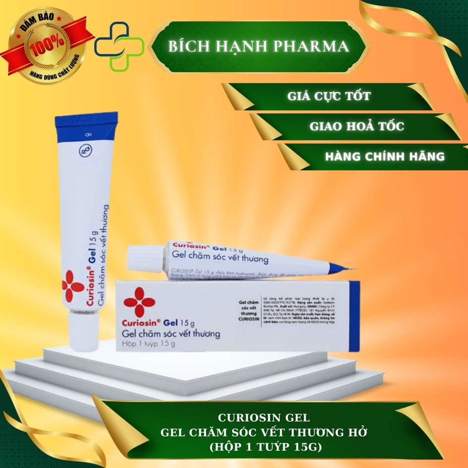 Gel CURIOSIN chăm sóc vết thương (Tuýp 15g)