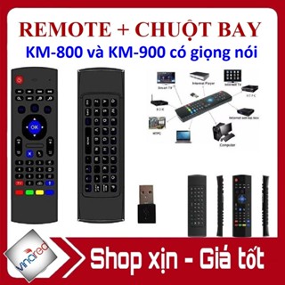 Chuột Bay Không Voice KM800 - KM-900 Có Giọng Nói Remote Thông Minh Cho Smart Tivi và Remo Mini Ukb-500 Led. NL
