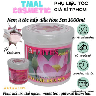 Kem ủ tóc HOA SEN LOTUS LK 1000ml - Ủ hấp tóc cung cấp dưỡng chất mùi hương sen cực thơm