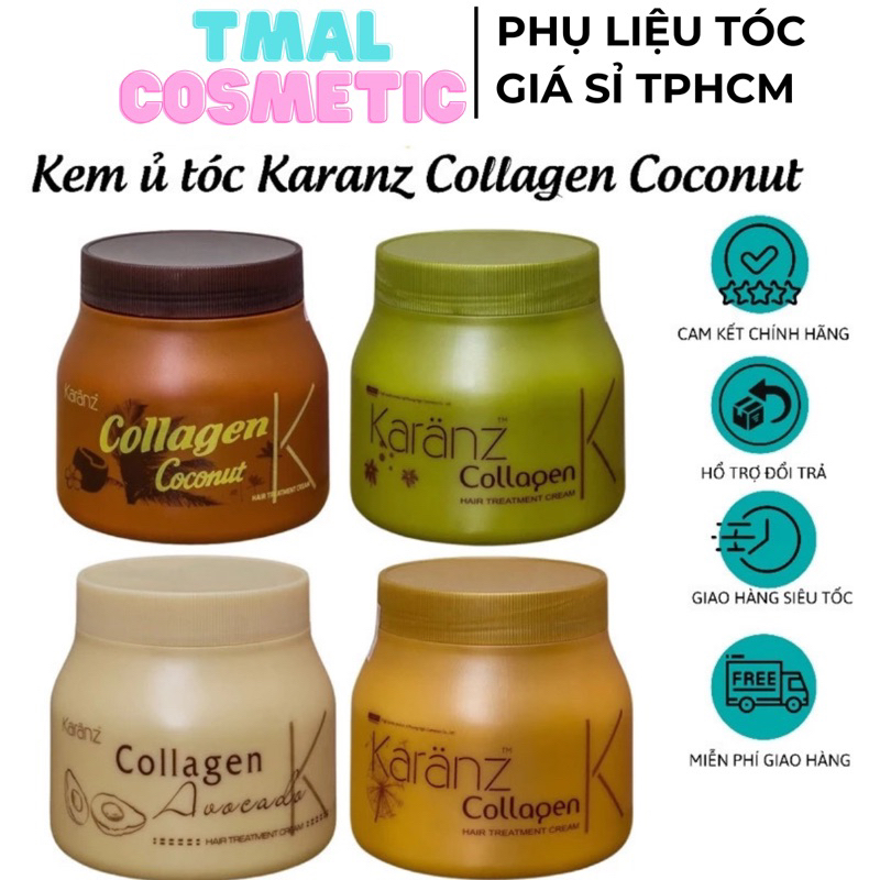 Kem Ủ Tóc Karanz 1000Ml Collagen Giúp Tái Tạo Làn Tóc Óng Ả Phục Hồi Tóc Hư Tổn