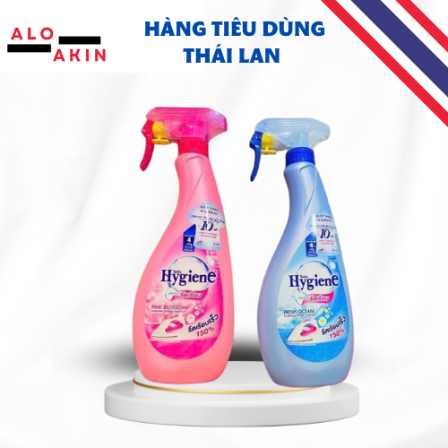 Xịt thơm quần áo Hygiene Thái Lan - xịt thơm vải, lưu hương lâu