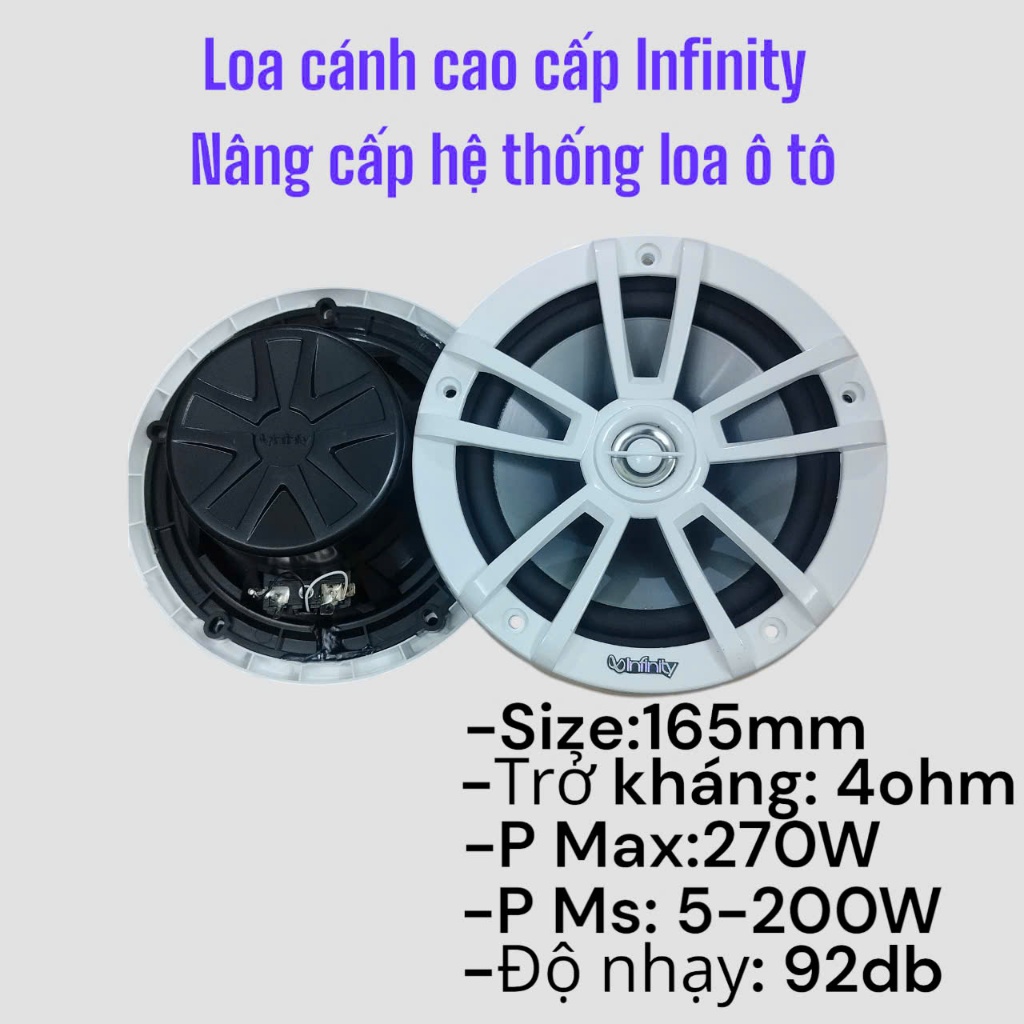 Loa cánh Hamankadon-Infinity đồng trục 16cm