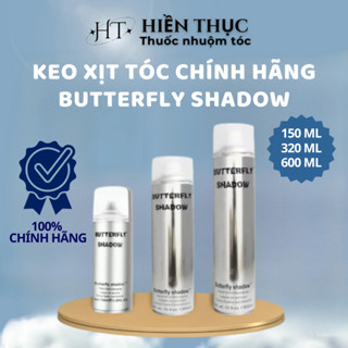 Keo xịt tạo kiểu tóc Butterfly Shadow dành cho Nam và Nữ - hàng chính hãng | Thuốc nhuộm tóc Hiền Thục