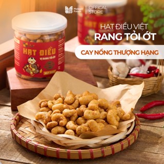 Hạt điều rang tỏi ớt MoLaGo Foods hạt điều rang muối tỏi ớt ăn vặt thơm ngon giòn vị