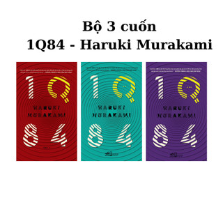 Sách - Bộ 3 cuốn 1Q84 - Haruki Murakami - Nhã Nam