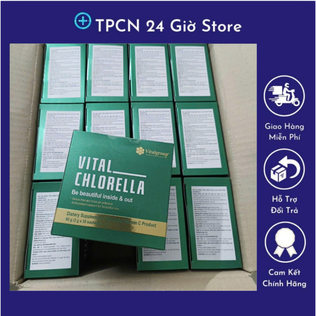Tảo Vital Chlorella 30 gói