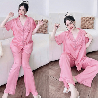 Đồ bộ Lụa cao cấp 50-100kg bigsize mịn rũ bigsize