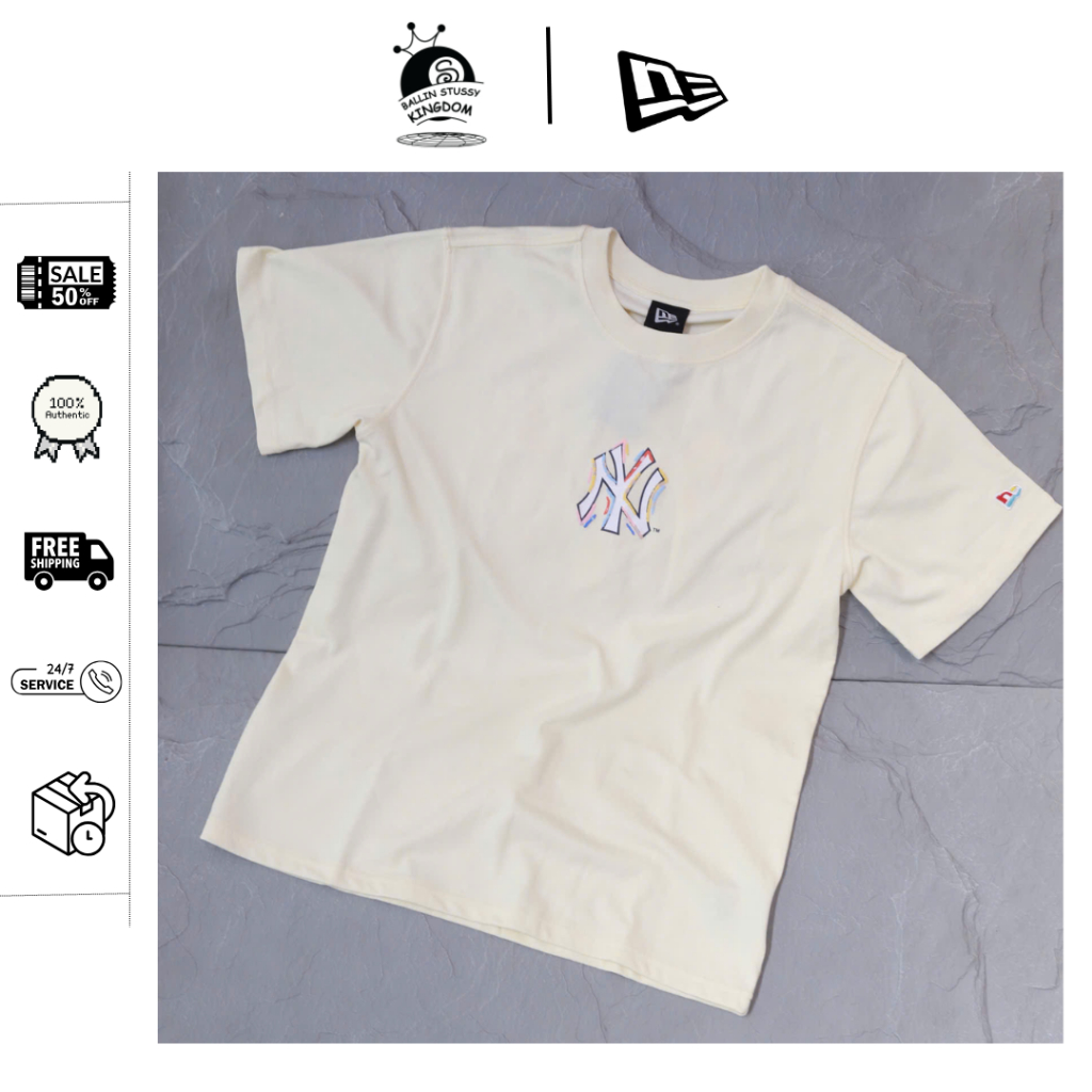 [NEW ERA CHÍNH HÃNG] Áo Thun New Era RAINBOW - 14441016 - NATURAL