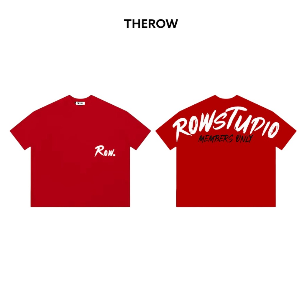 Áo Thun Big Boxy THEROW Tay Ngắn in lụa 2 mặt "MEMBERS ONLY" vải cotton dày dặn cao cấp Menswear Unisex Nam Nữ Cổ Tròn | BigBuy360 - bigbuy360.vn