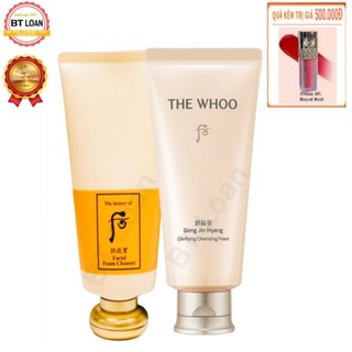 Sữa rửa mặt đông y hoàng cung loại bỏ bụi bẩn làm sạch sâu Whoo Jin Yang Facial Foam Cleanser full
