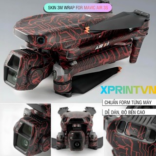 Miếng dán, skin 3M cao cấp cho Flycam DJI, DJI Mavic Air 3s, Remote DJI RC, RC2, RC pro
