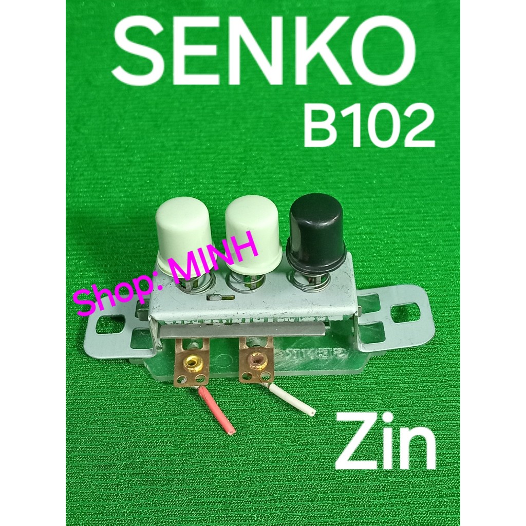 Công tắc quạt Senko B102 zin theo máy (B2) – công tắc B2, công tắc 3 nút bấm số quạt bàn Senko B102