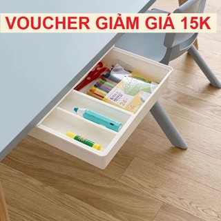 Hộp Ngăn Kéo Dán Dưới Mặt Bàn Đựng Đồ Đa Năng, Hộc Kéo Đựng Bút Viết Chống Bụi Lưu Trữ Đồ TIện Ích