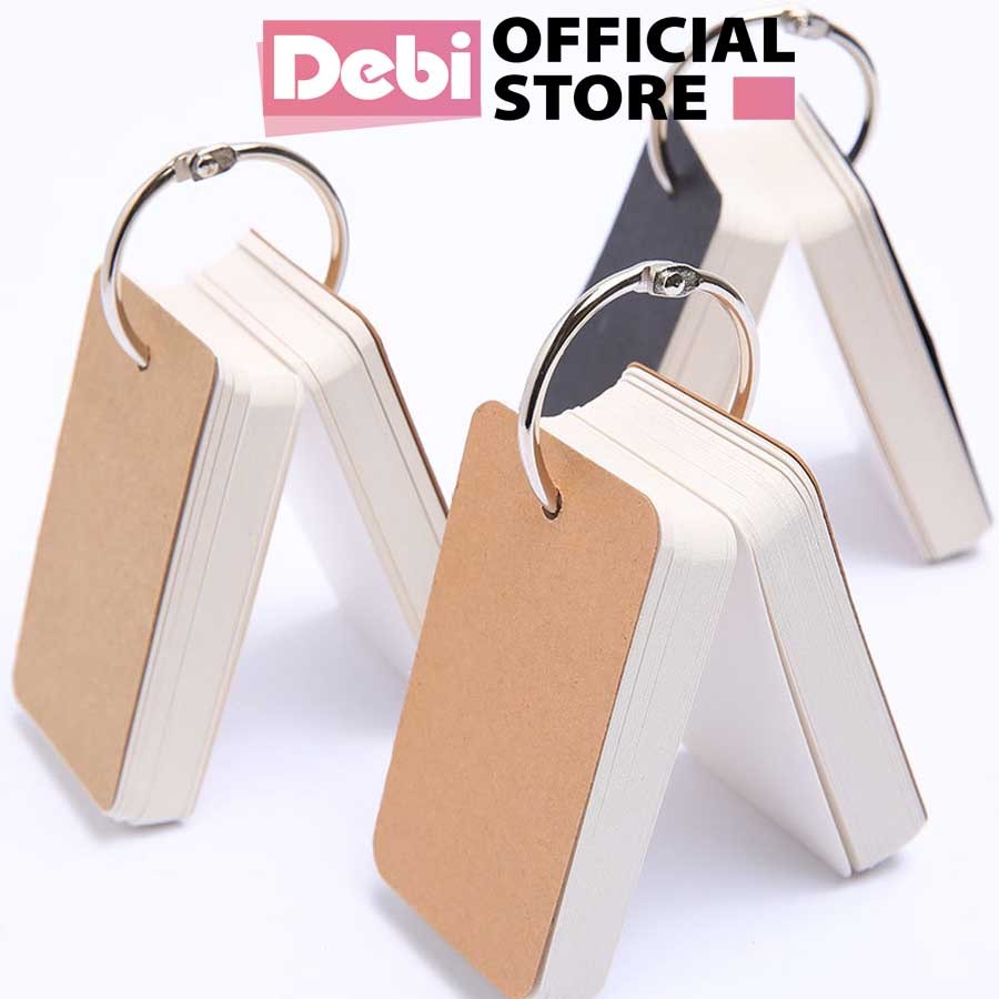 Set 300 Thẻ Học Từ Vựng Flashcard 100 Thẻ Học Tiếng Anh Tiếng Trung Nhật Hàn Loại Dày Đẹp