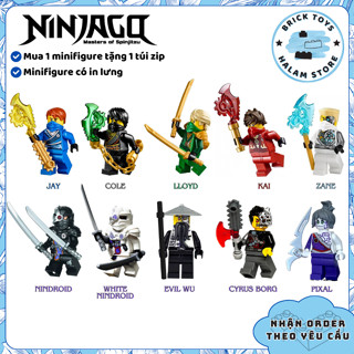 [Có sẵn] Đồ chơi lắp ráp minifigures Ninjago Techno Nindroid - Mô hình lắp ghép nhân vật season 3