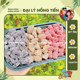 Kẹo Dâu Tây, Dâu Tằm, Me cay siêu ngon, đặc sản Đà Lạt, Đại Lý Hồng Tiến