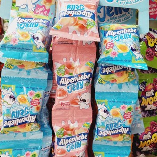  Combo 3 gói Kẹo dẻo Alpenliebe Jelly vị tổng hợp đào 