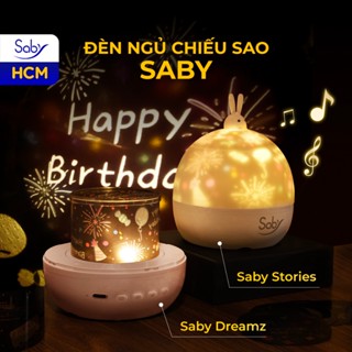 Đèn chiếu hình sinh nhật Happy Birthday, đèn ngủ Saby Dreamz, Saby Stories loa bluetooth-BH 12 tháng