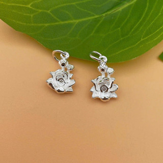 Charm móc treo hoa sen búp sen và đài sen bạc 925 mix lắc tay mặt dây chuyền cho nữ - Mã CB1635