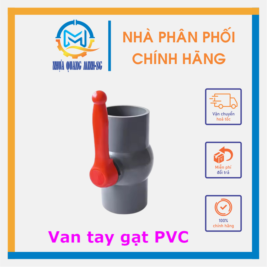 Van tay gạt PVC D110, D114