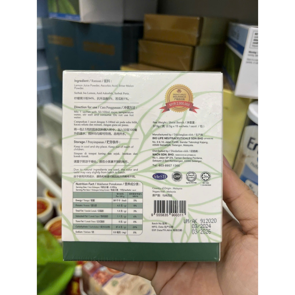 Bột mướp đắng Karela Akero