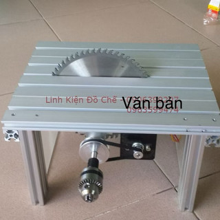 Bộ phụ kiện chế cưa bàn cho động cơ trục 5mm