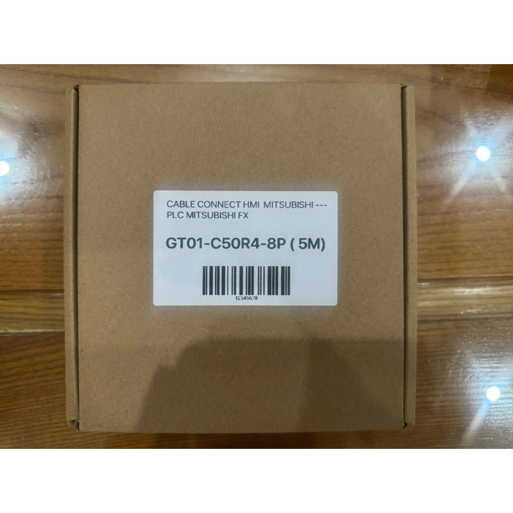Cáp GT01-C50R4-8P ( CÓ HD VAT )  CÁP KẾT NỐI HMI MITSUBISHI  VỚI PLC MITSUBISHI FX