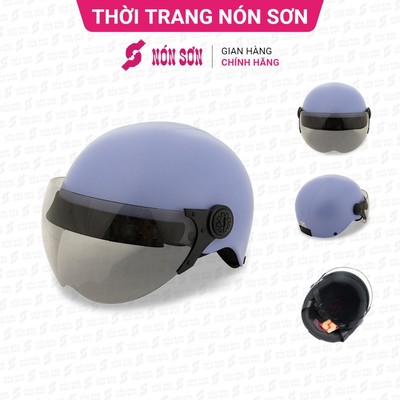 Mũ bảo hiểm nửa đầu có kính NÓN SƠN chính hãng CKT-TM448